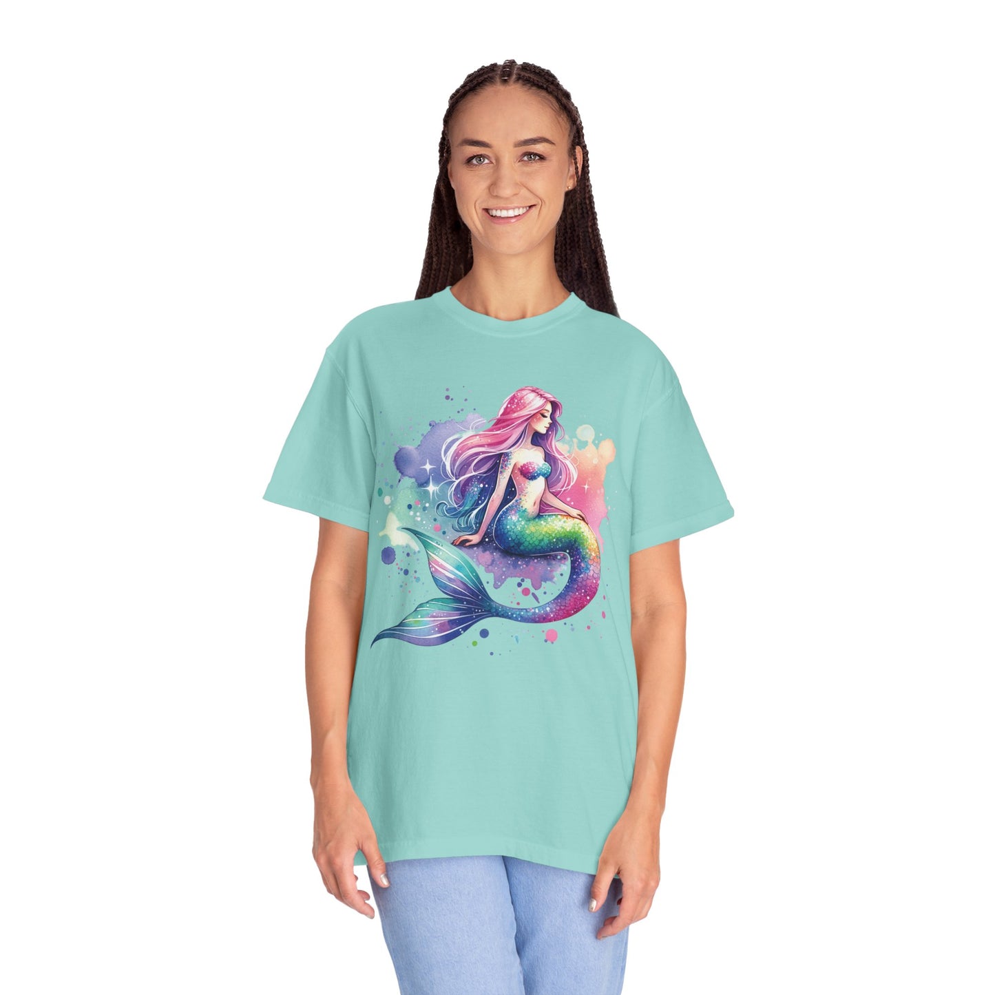 Women’s Mermaid Relaxed Fit Soft Cotton T-shirt