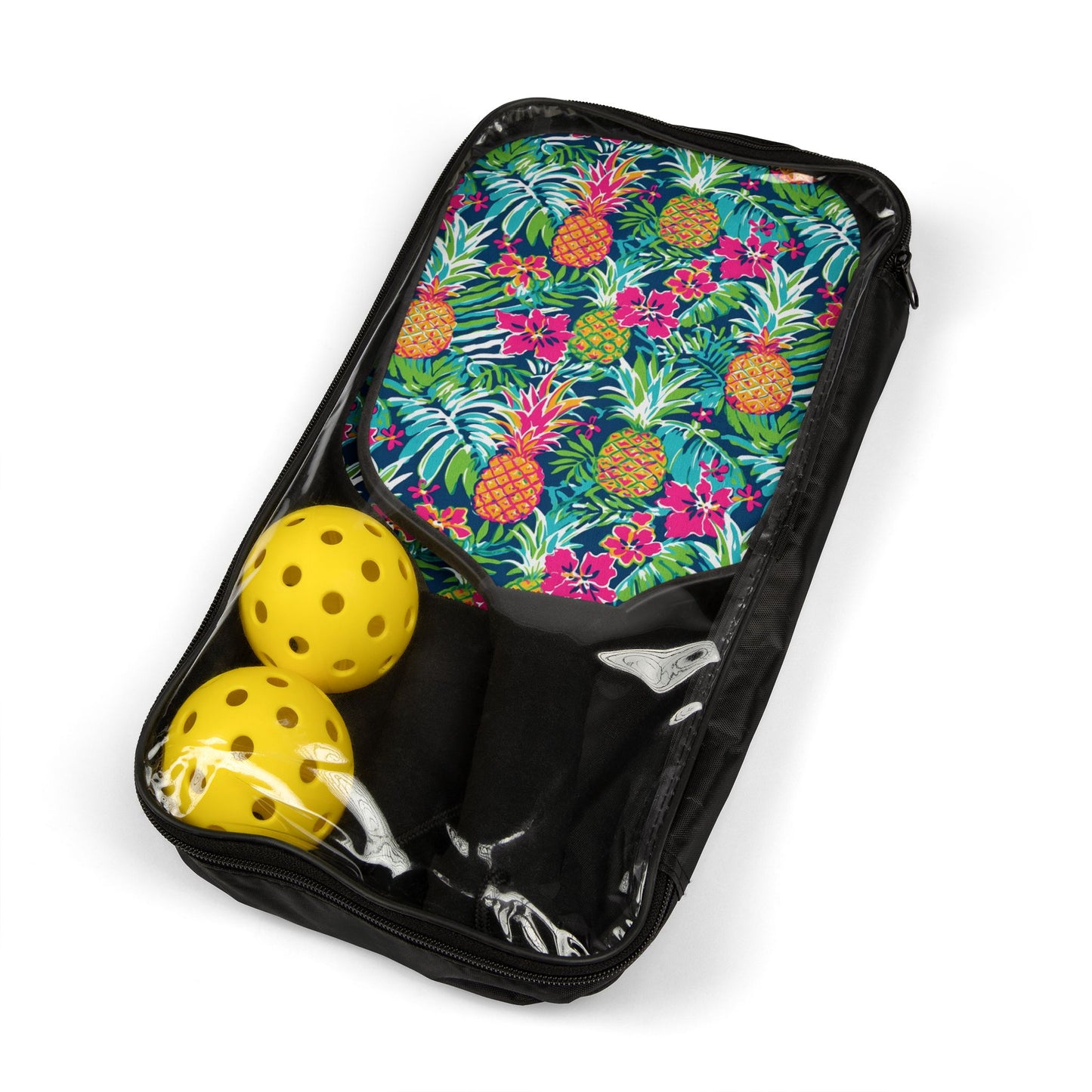 Tropical Pickleball Paddle Set - Fun & Colorful Kit for Players, Sports Lovers, Perfect Gift for Friends, Active Lifestyle, Summer Fun