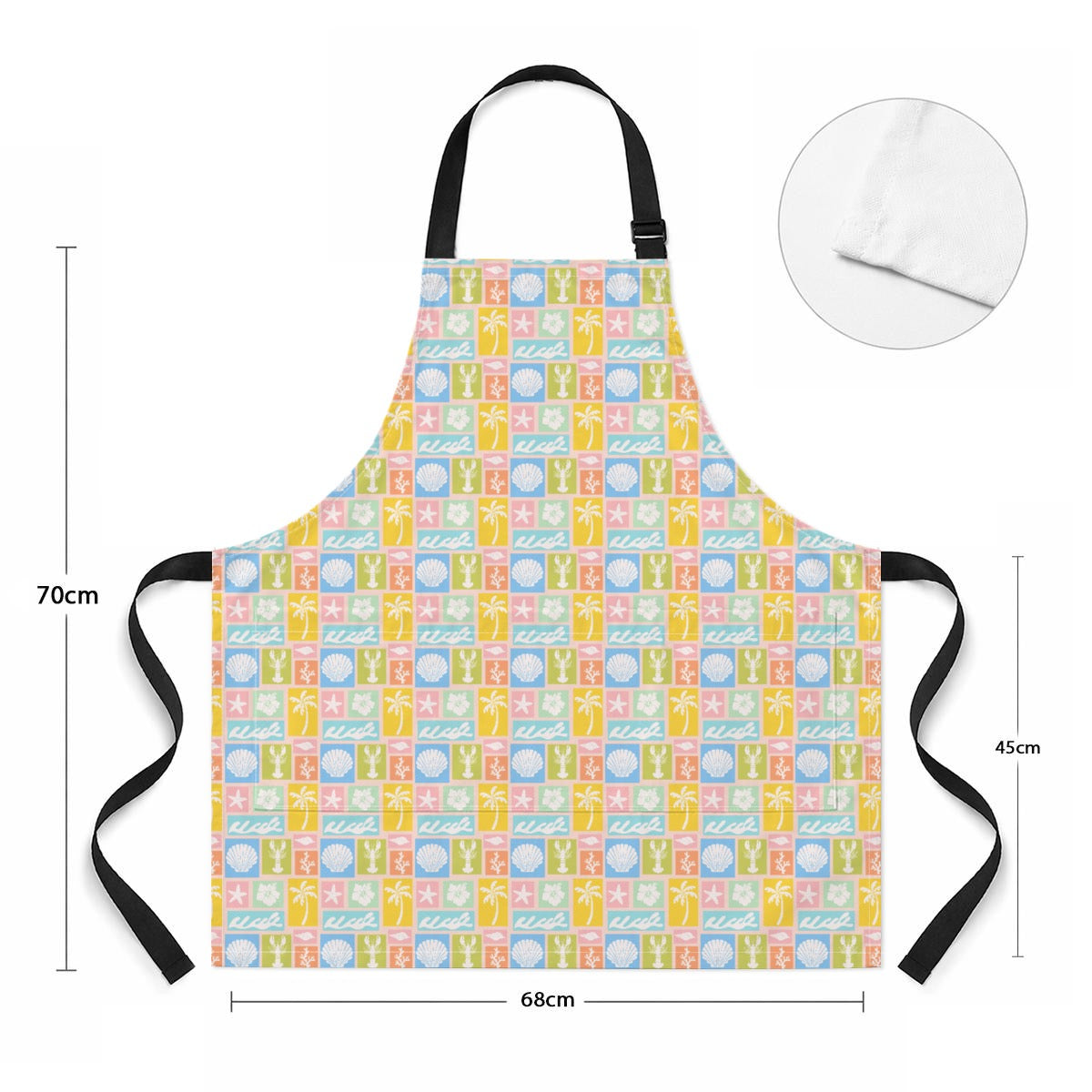 Summer Tile Print apron