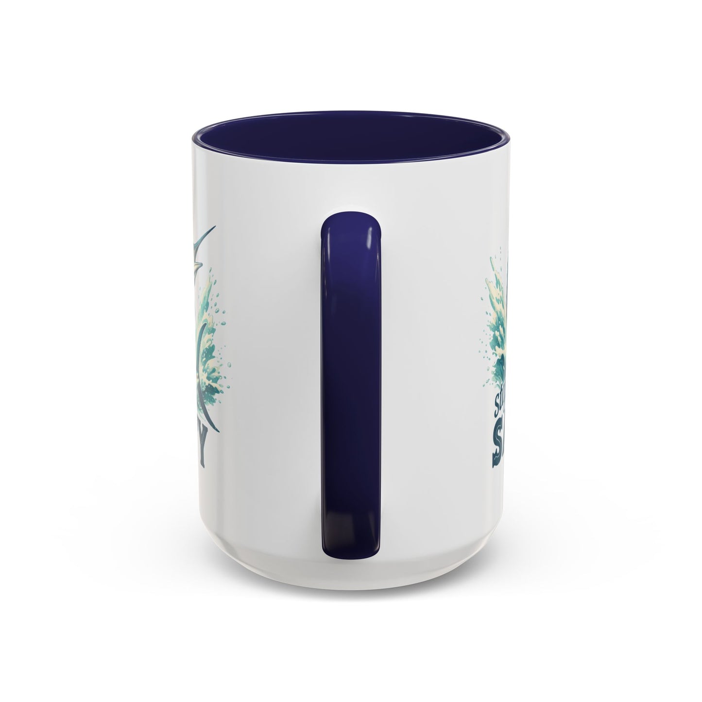 Stay Salty Swordfish Ceramic Coffee Mug 15oz, Fishing, Fisherman Mug Cup
