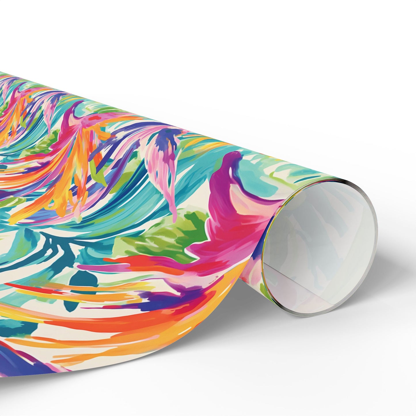 Tropical Floral Birds of Paradise flower Wrapping Paper, Vibrant Gift Wrap, Eco-Friendly Wrapping, Birthday, Holiday, Party Decor