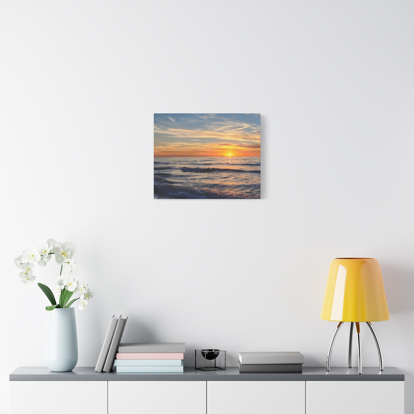 Ocean Sunset Clearwater Florida Canvas Print — Stretched Matte Wall Art