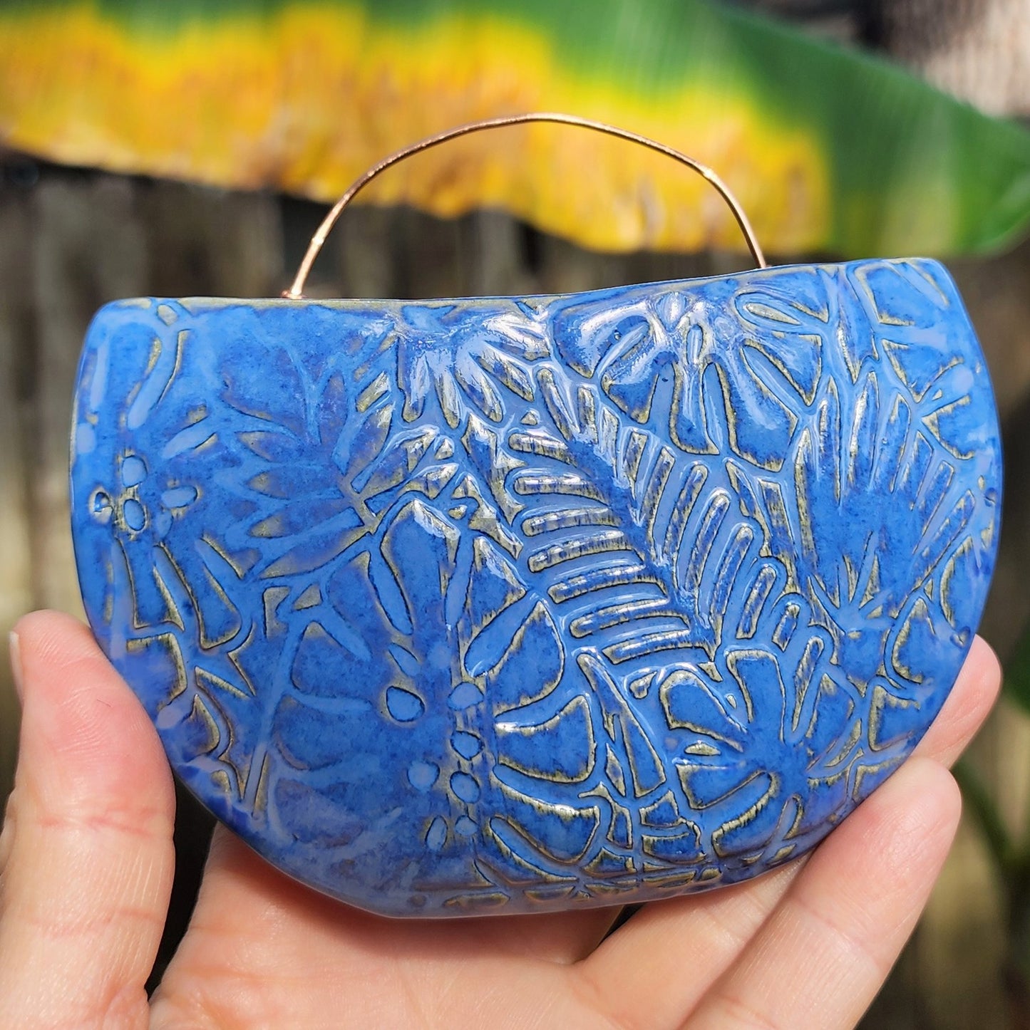 Handmade Ceramic Mini Wall Pocket Planter