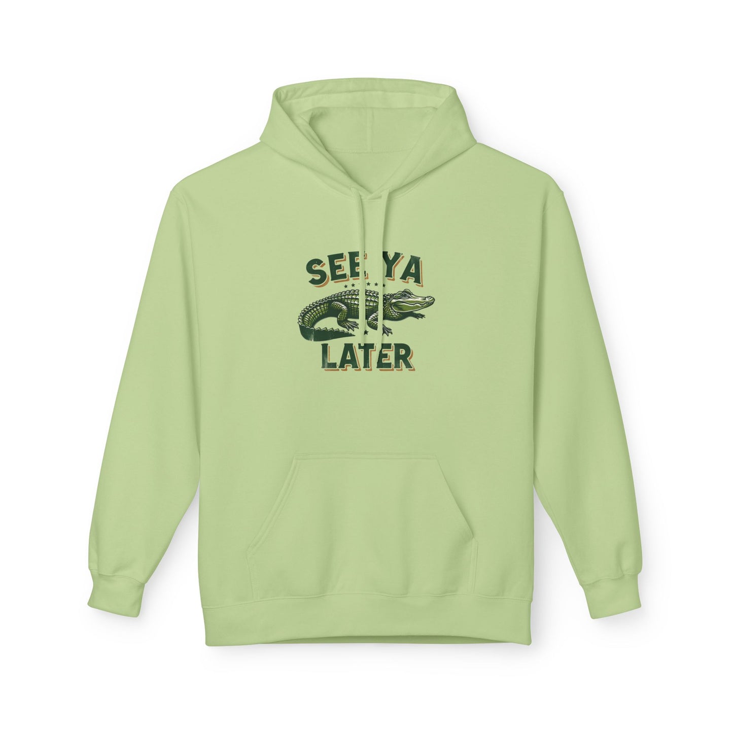 Alligator See Ya Later Hoodie — Funny Gator Graphic Pullover Sweatshirt