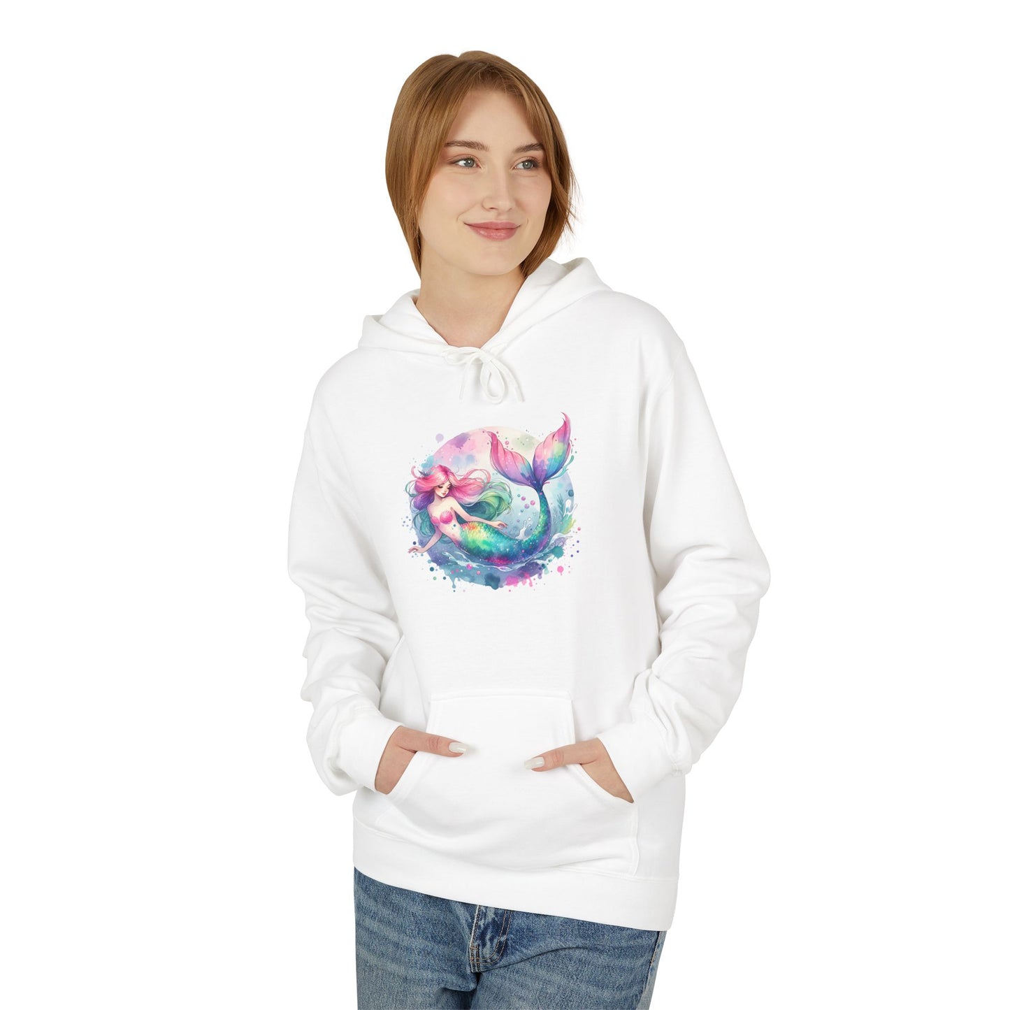 Mermaid Art Hoodie — Cute Pastel Mermaid Sweatshirt