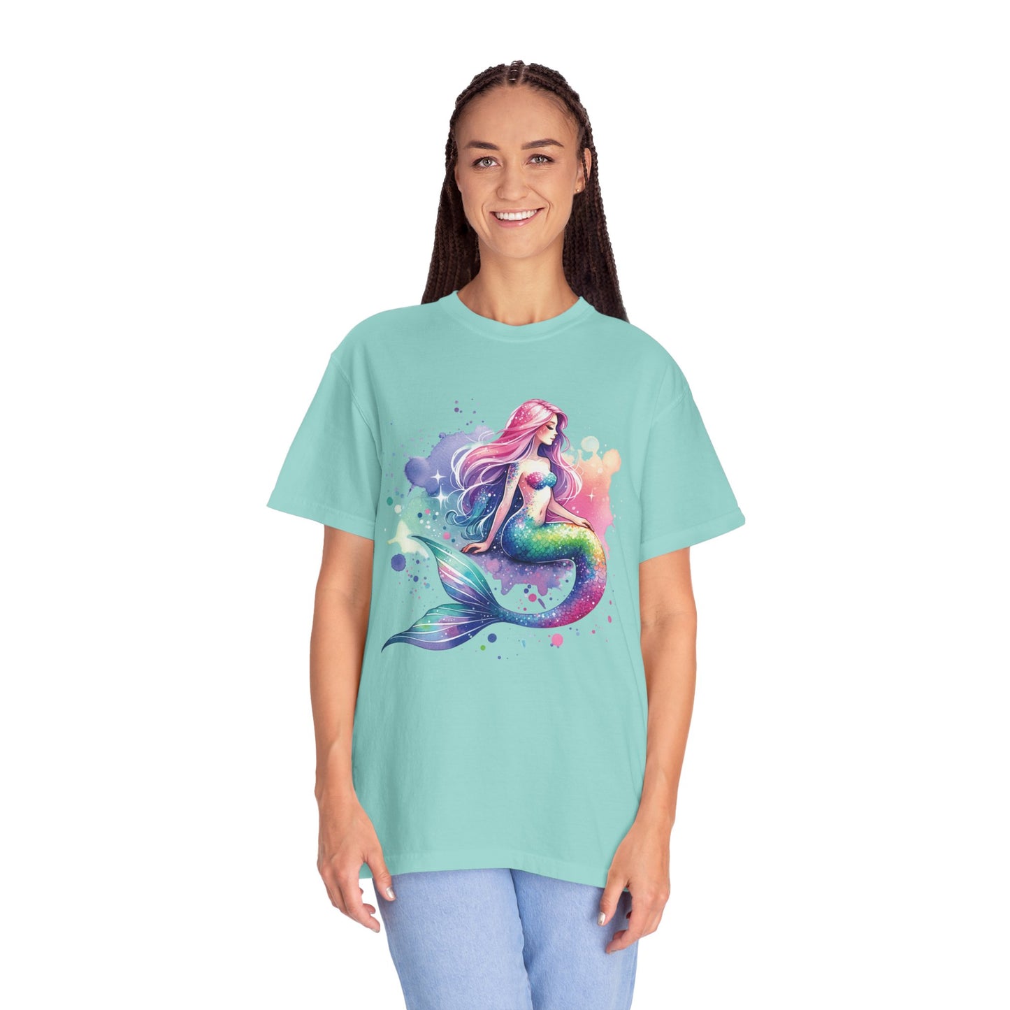 Mermaid relaxed fit soft cotton T-shirt