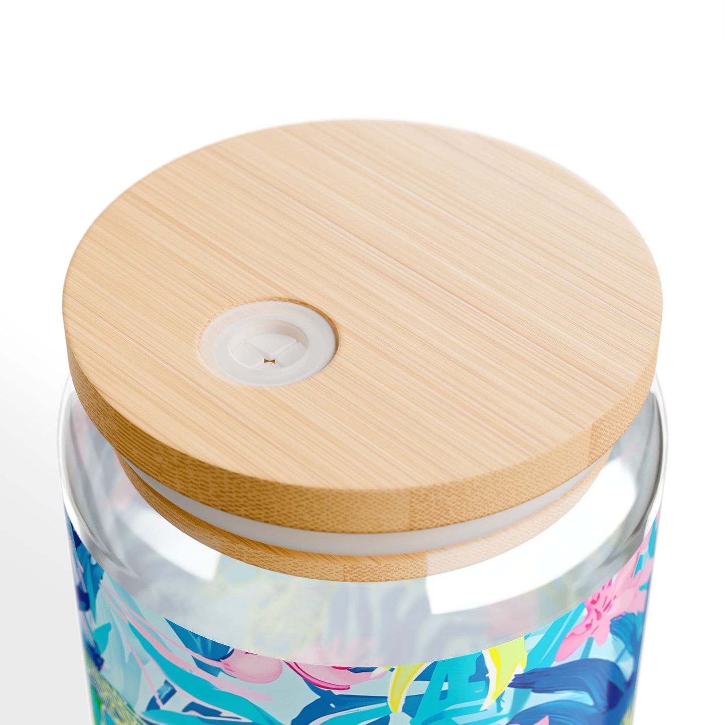 Eco-Friendly Summer Drinkware, Tropical Sipper Glass, 16oz | Sea Turtle Design, Party Accessory, Gift for Ocean Lovers