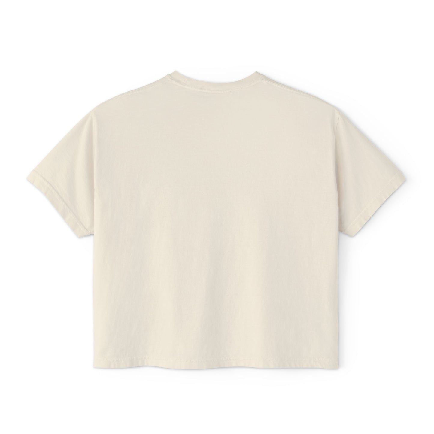 Coastal Cowgirl Women's Boxy Tee — Graphic Mermaid Cowgirl Beach Shirt