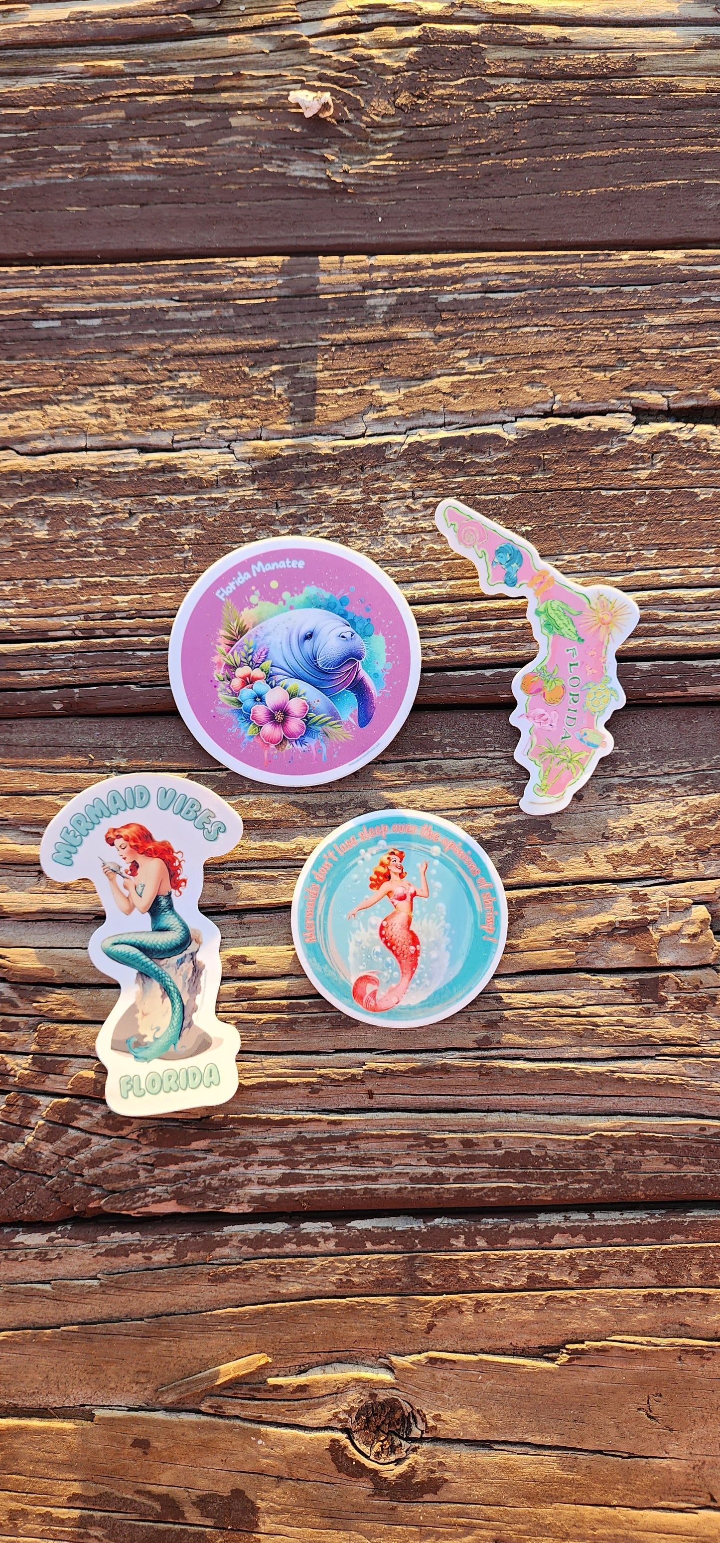 Mermaid Vibes Vinyl Sticker