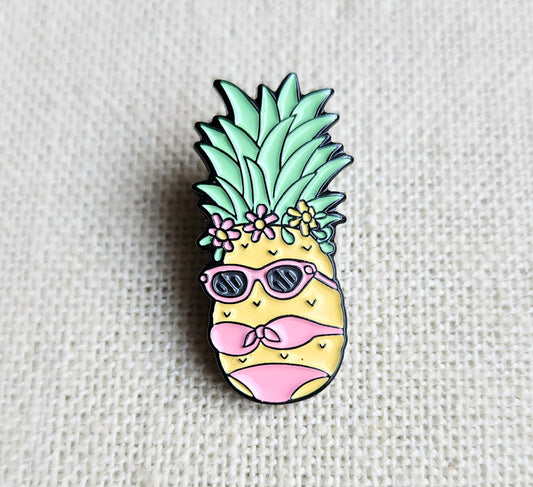 Enamel Pineapple Pin