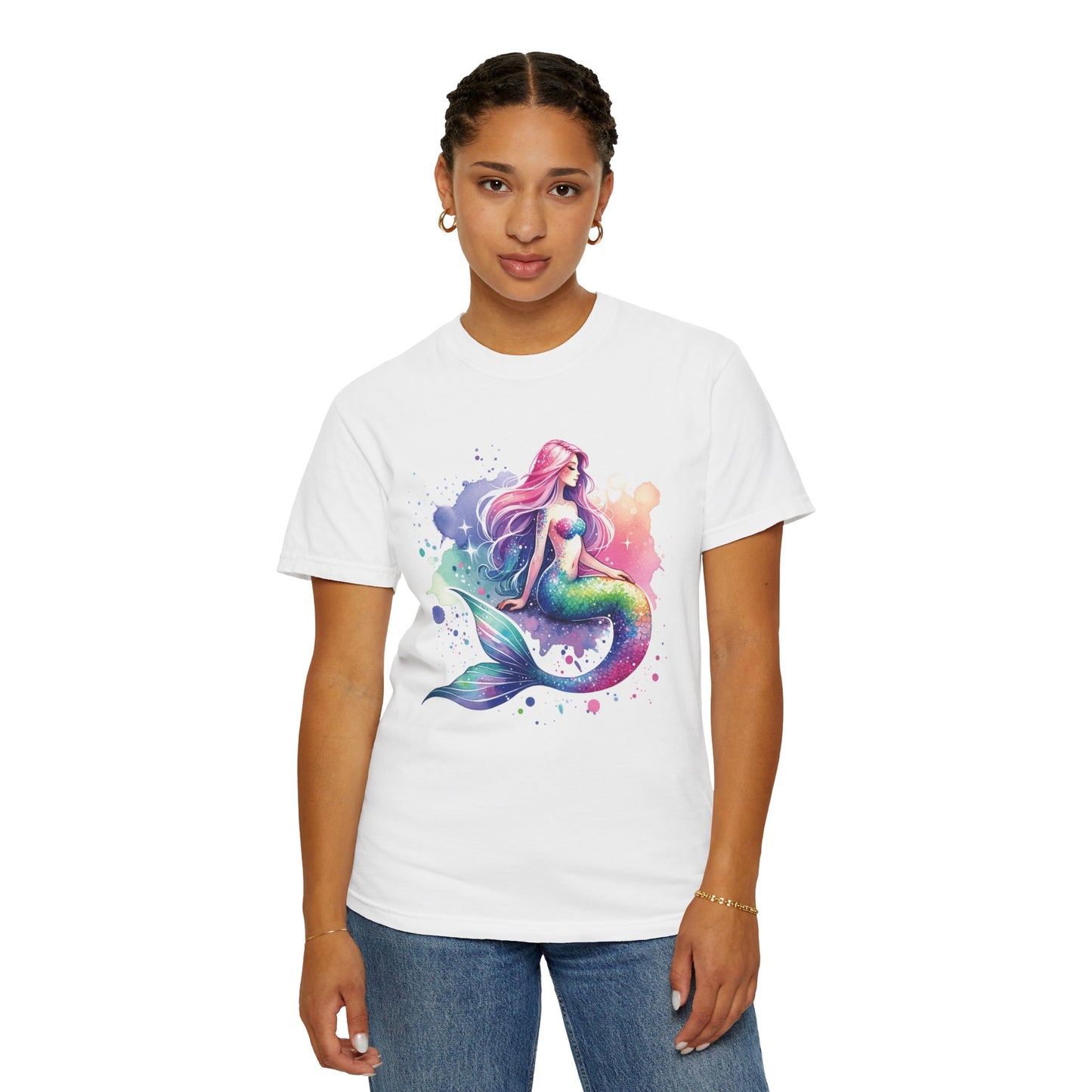 Mermaid relaxed fit soft cotton T-shirt