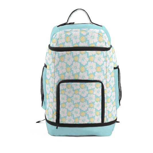 Womens Pickleball Sports Print Multifunctional Backpack