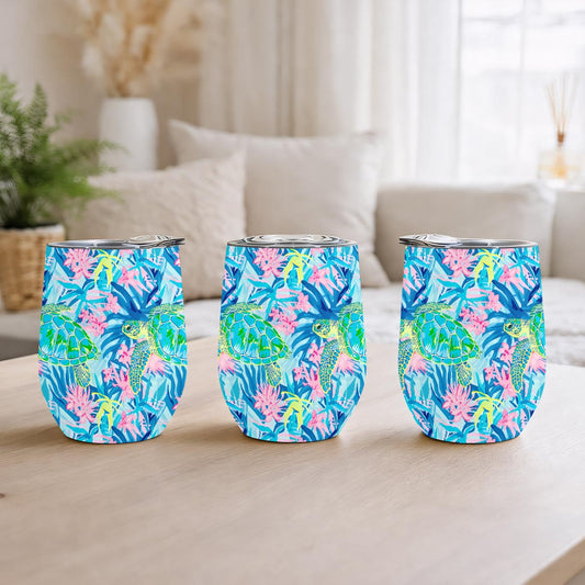 Sea Turtle Wine Tumbler|12OZ