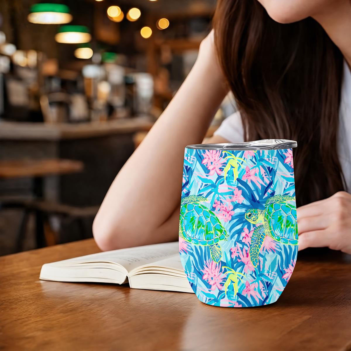 Sea Turtle Wine Tumbler|12OZ