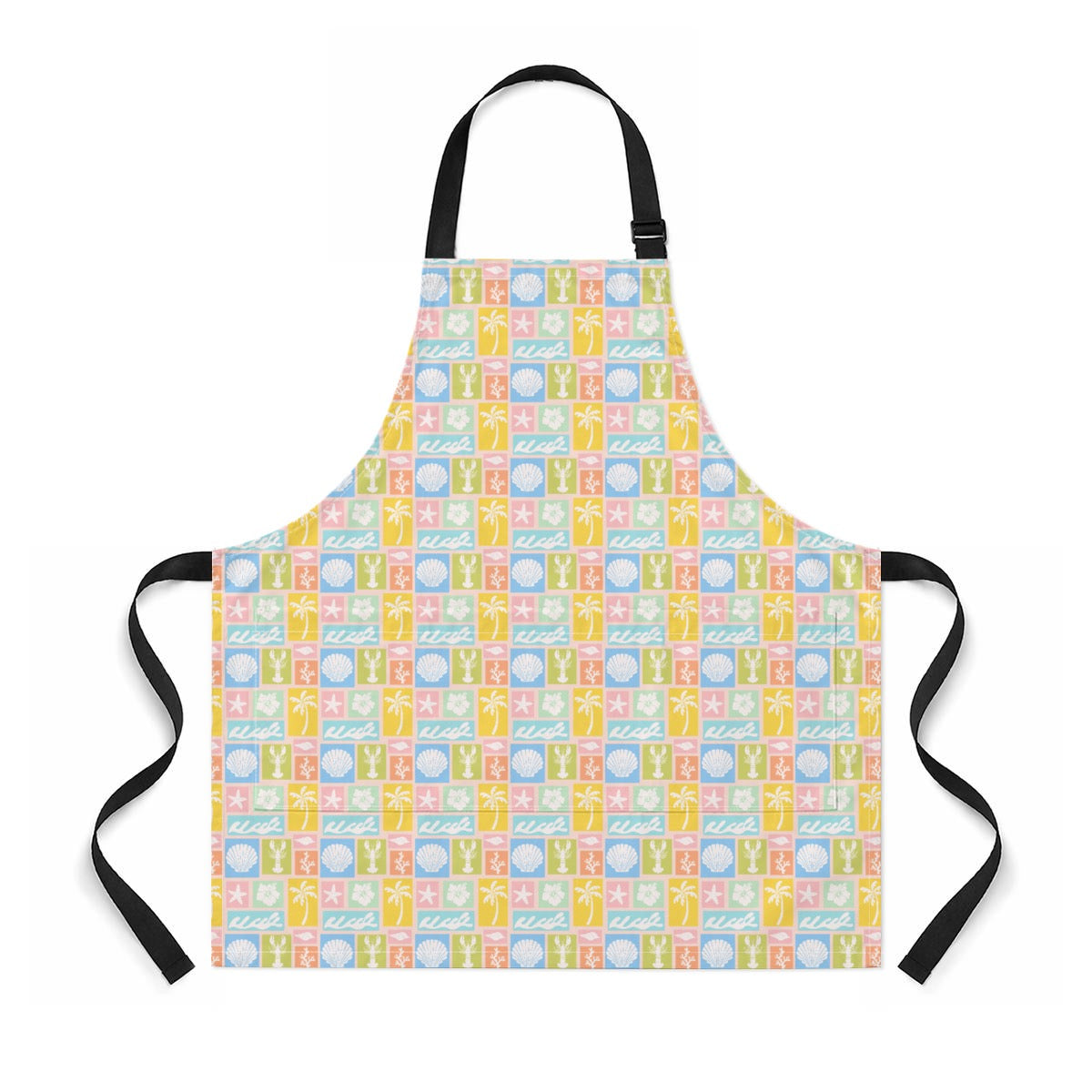 Summer Tile Print apron