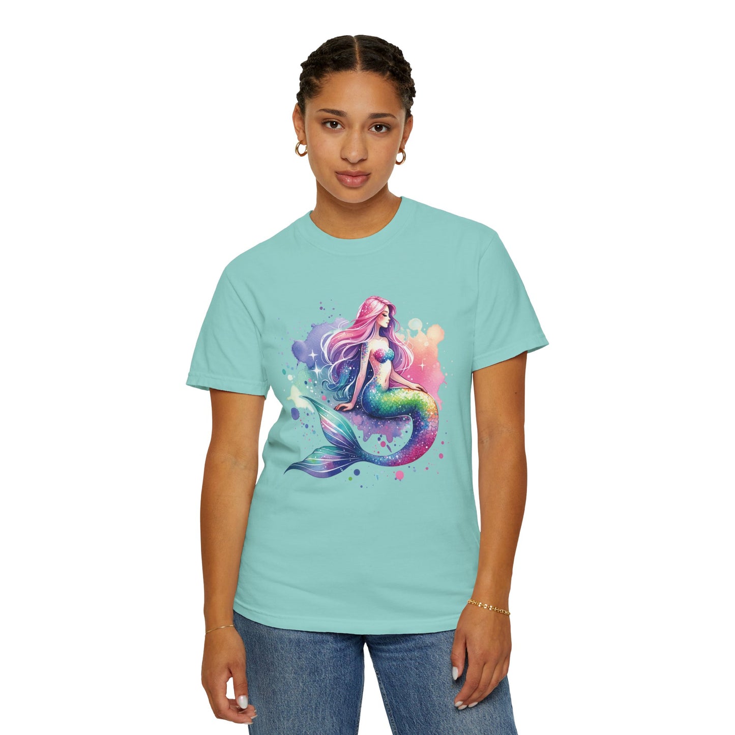 Mermaid relaxed fit soft cotton T-shirt