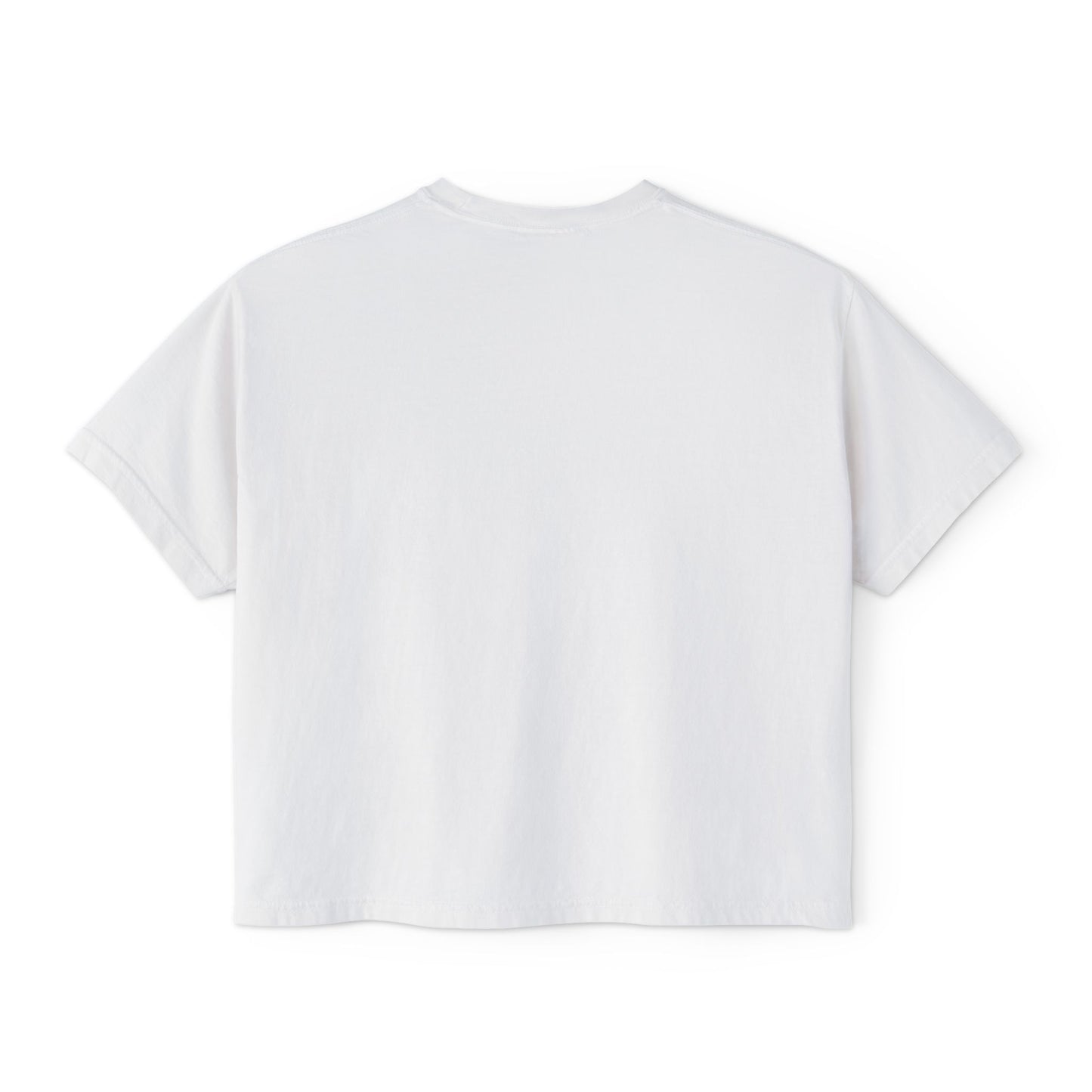 Coastal Cowgirl Women's Boxy Tee — Graphic Mermaid Cowgirl Beach Shirt