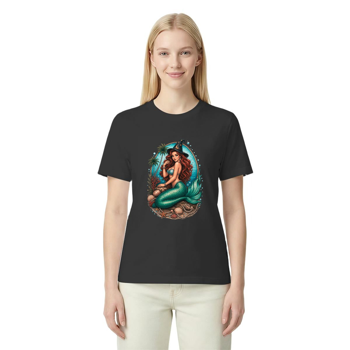 Witchy Mermaid Summerween Women's T-Shirt