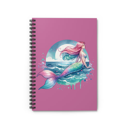 Mermaid Spiral Notebook - Ruled Line