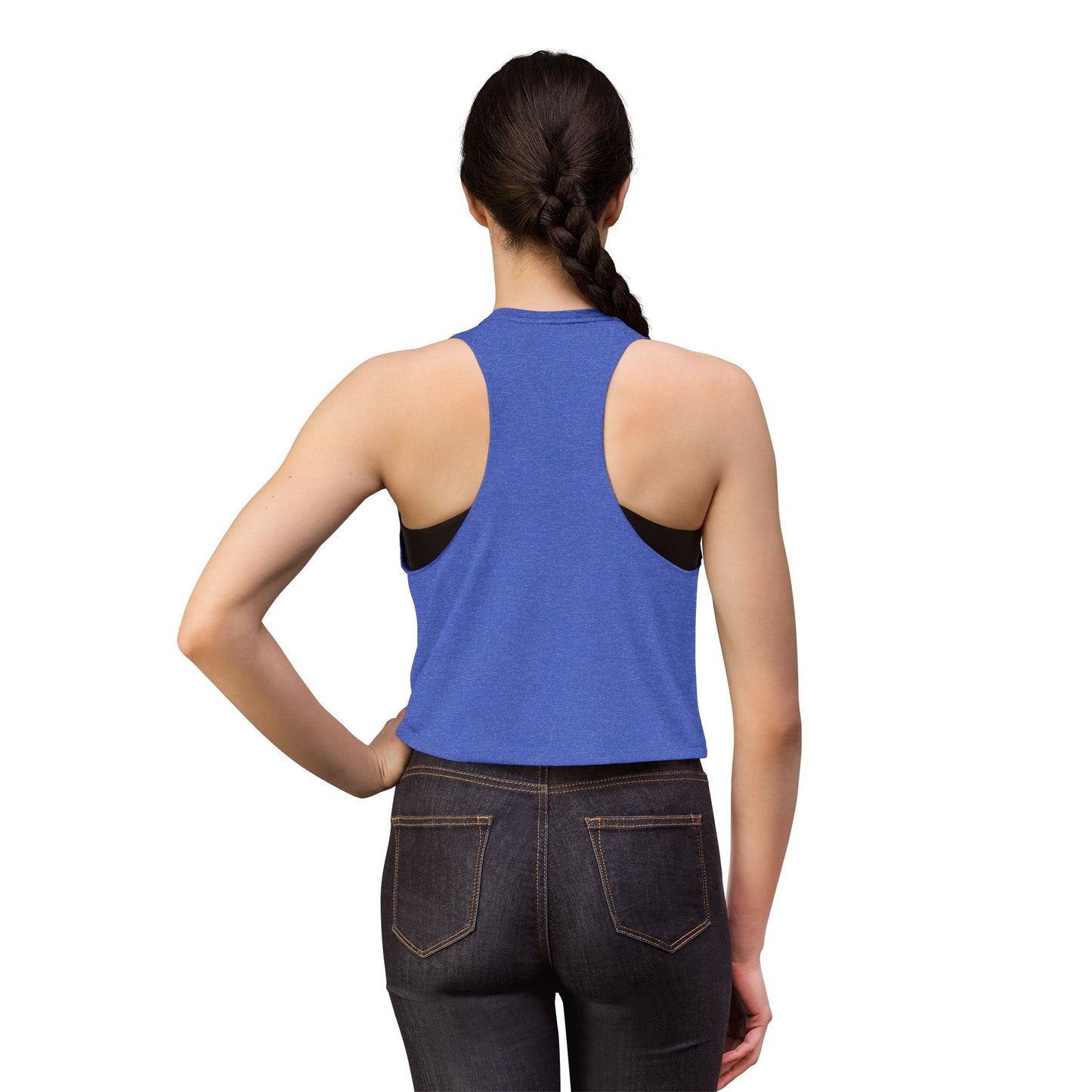 Pickleball Beach Crop Top — "Pickleball Beach Repeat" Women's Sleeveless Tank