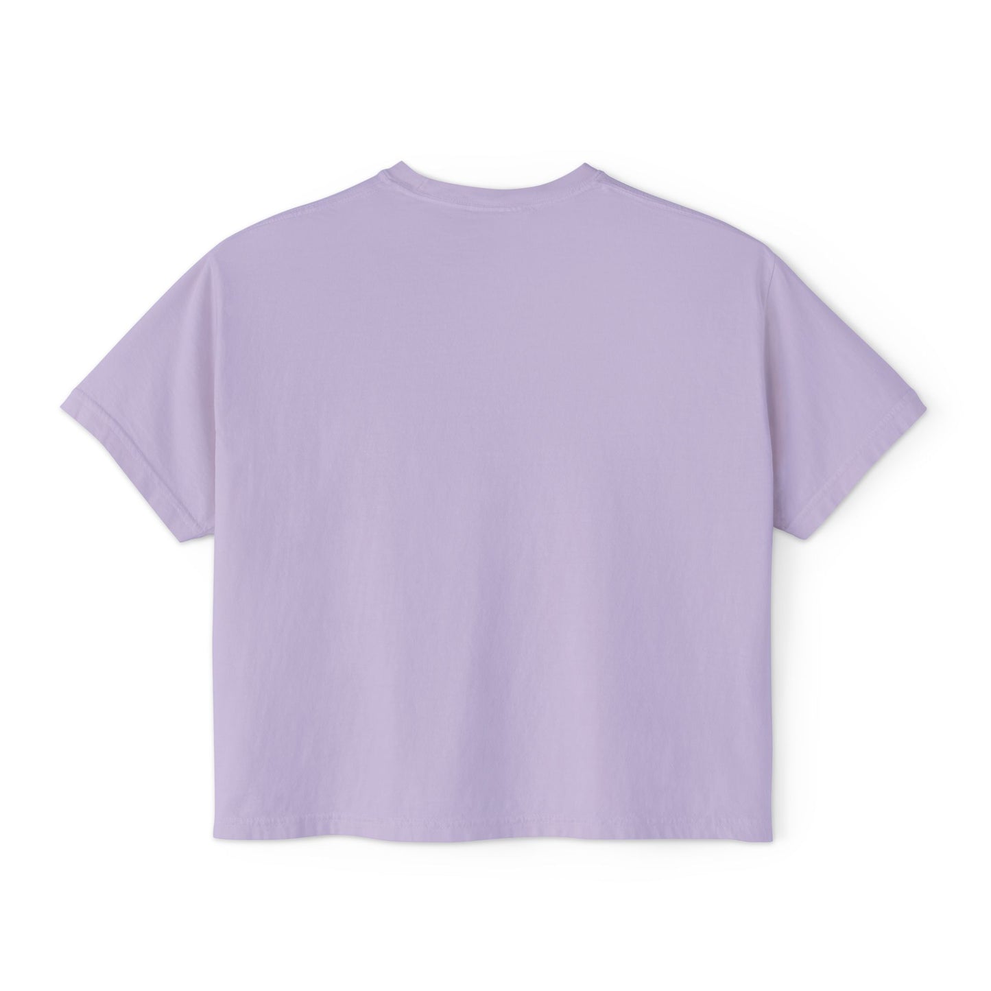Women's Tee — "Always Salty" Wave Graphic Boxy Crop T-Shirt