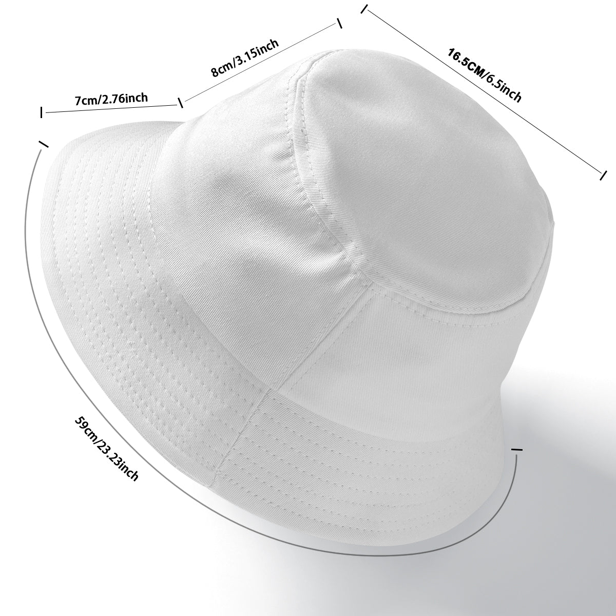 Surf Beach Print Double-Side Bucket Hat
