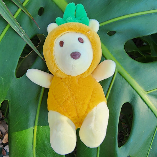 Pineapple Bear Keychain Plush