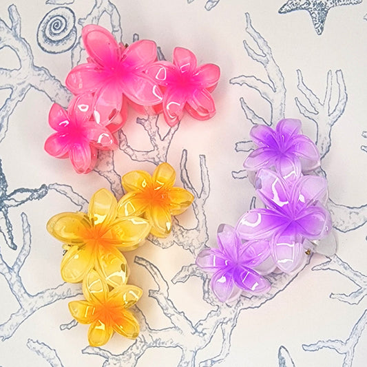 Plumeria Hair Claw
