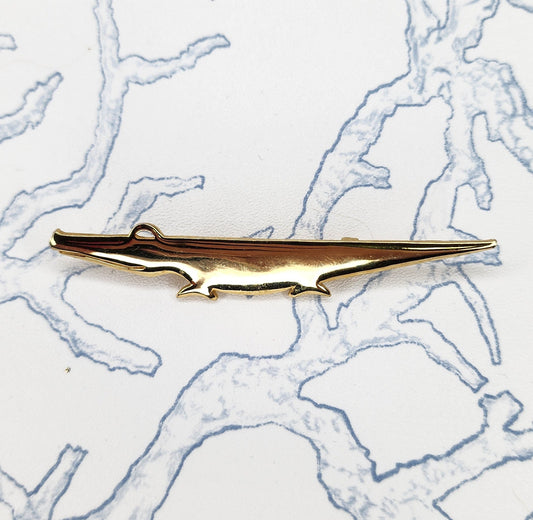 Vintage Alligator Brooch Pin
