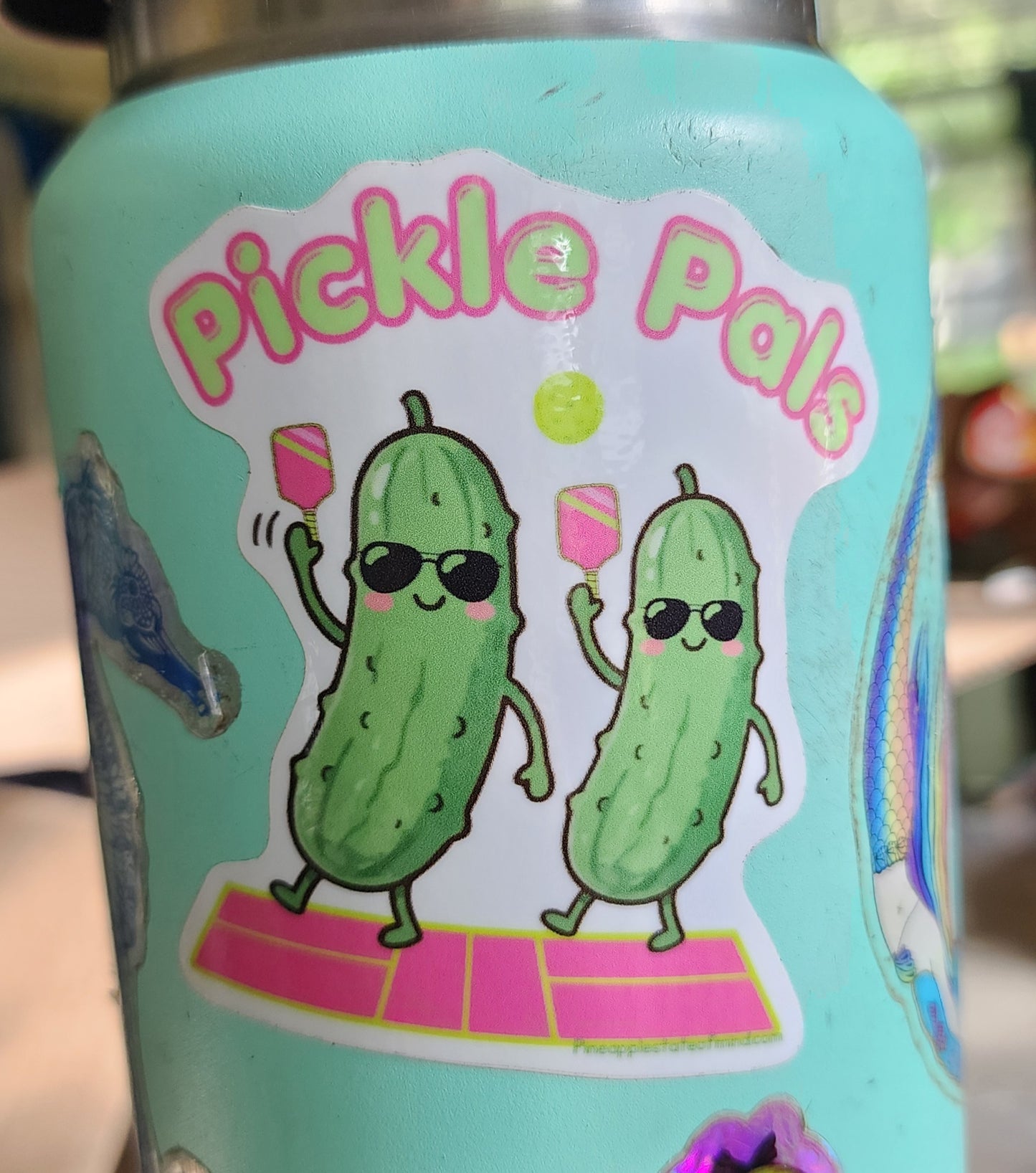 Pickle Pals Pickleball Friends Vinyl Sticker 3in