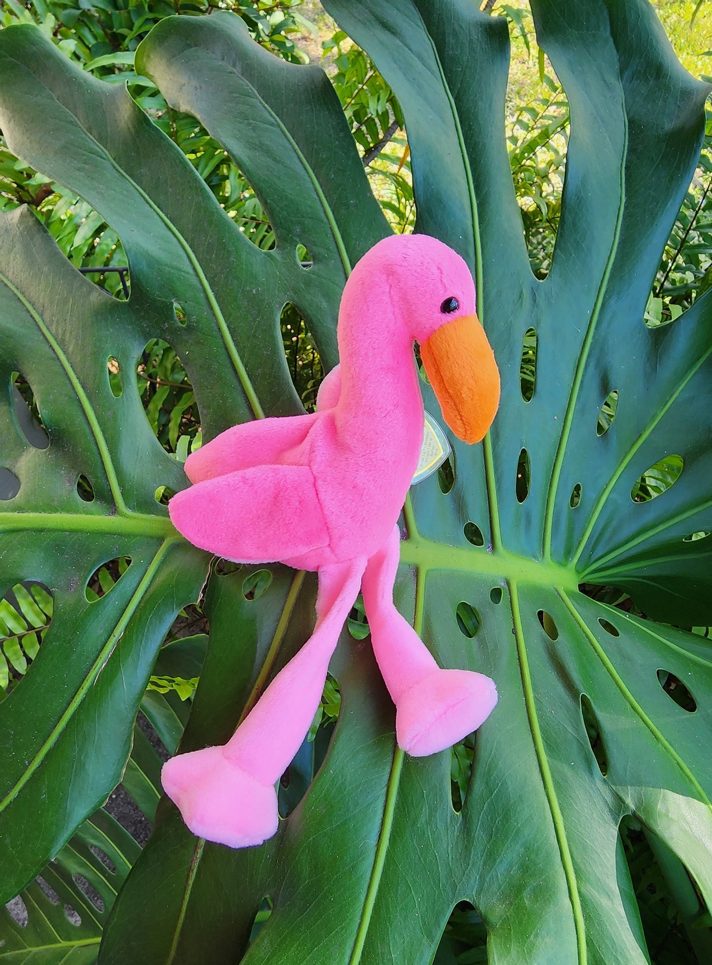 Pinky The Flamingo Vintage Beanie Baby Toy Collectable