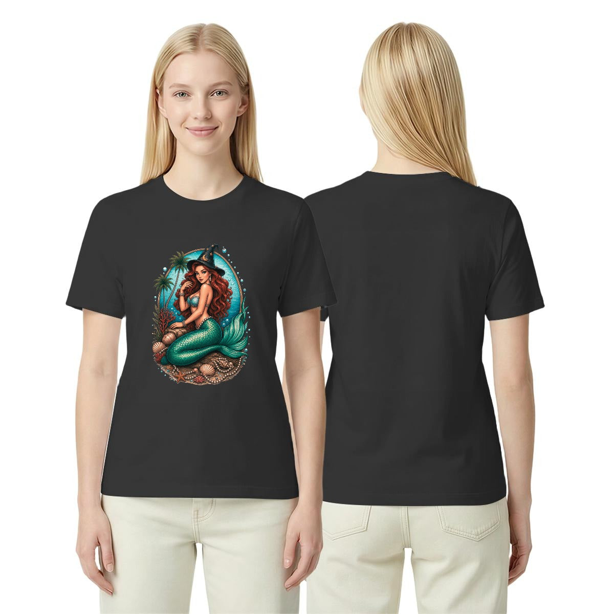 Witchy Mermaid Summerween Women's T-Shirt
